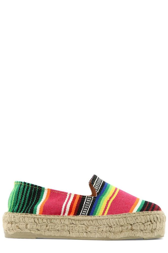 商品MANEBÍ|Manebí Striped Platform Slip-On Espadrilles,价格¥626,第1张图片