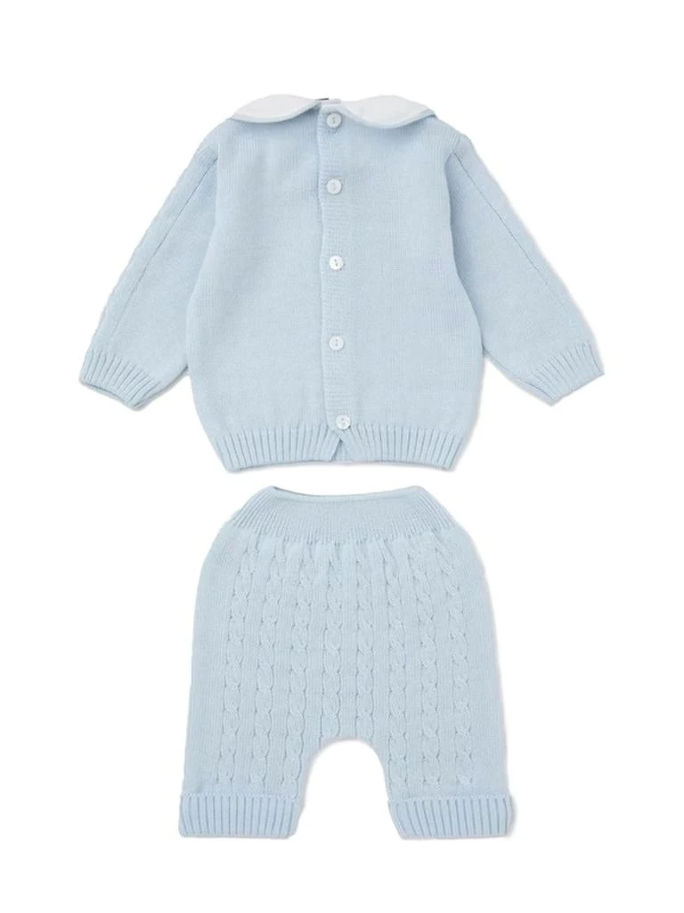 商品Little Bear|Blue Wool Baby Suit,价格¥1263,第2张图片详细描述