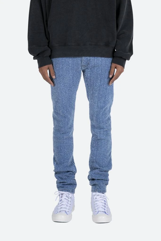 商品MNML|M308 Jacquard Slim Denim - Blue,价格¥363,第1张图片