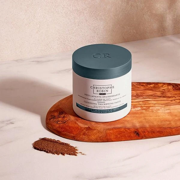 商品Christophe Robin|Christophe Robin Cleansing Thickening Paste with Pure Rassoul Clay and Tahitian Algae 250ml,价格¥430,第2张图片详细描述