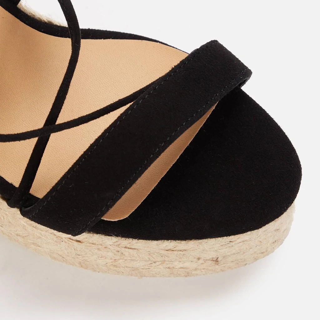 商品CASTAÑER|Castañer Women's Berta 8Ed Suede Wedged Espadrilles - Negro,价格¥601,第4张图片详细描述