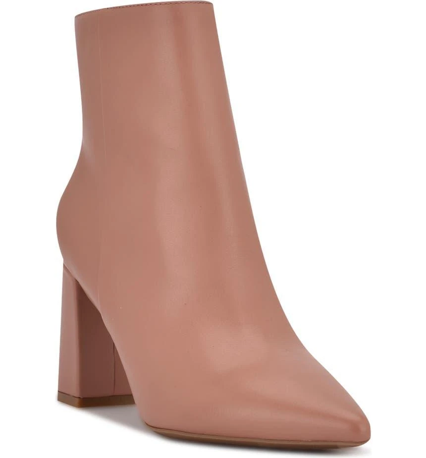 商品Nine West|9x9 Cacey Leather Bootie,价格¥737,第1张图片