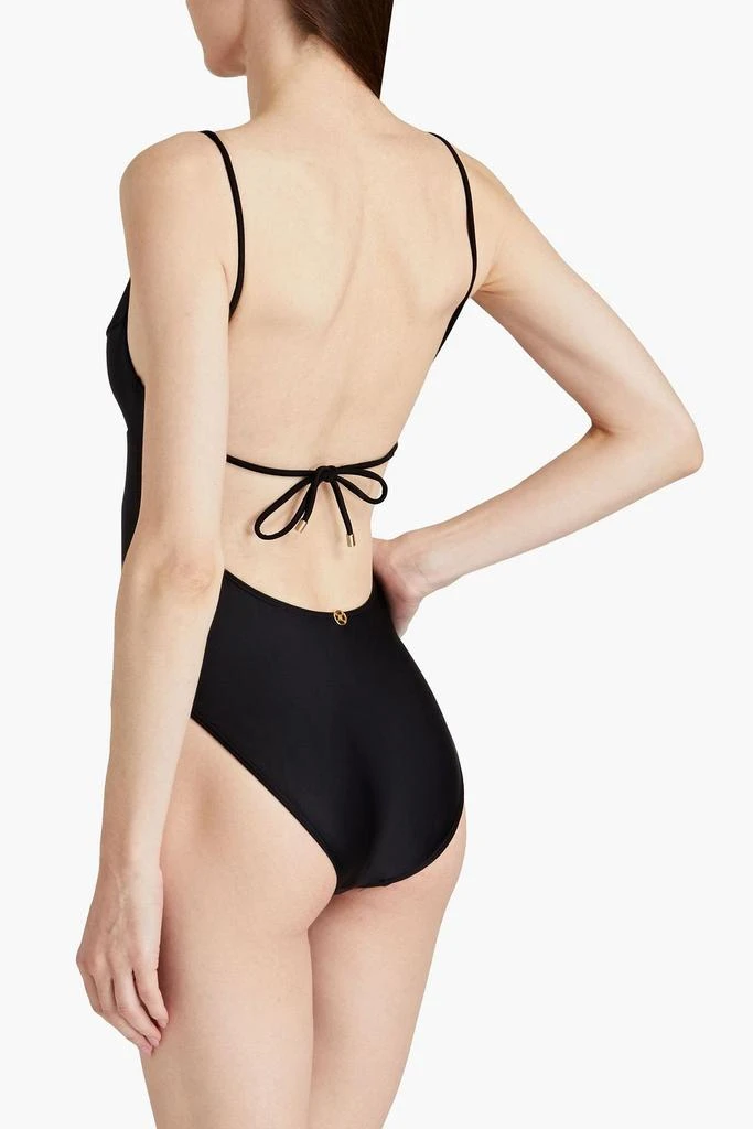 商品VIX PAULA HERMANNY|Stella cutout knotted swimsuit,价格¥328,第3张图片详细描述