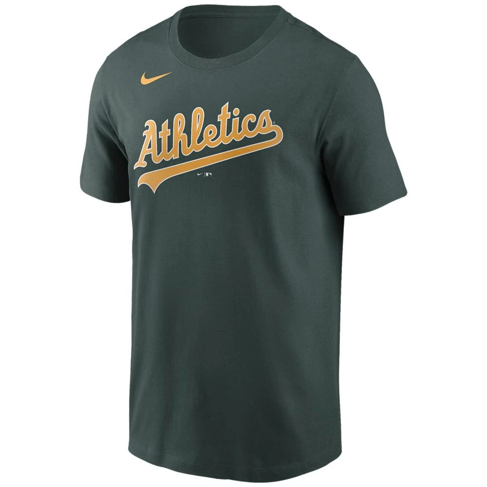 商品NIKE|Men's Khris Davis Oakland Athletics Name and Number Player T-Shirt,价格¥262,第2张图片详细描述