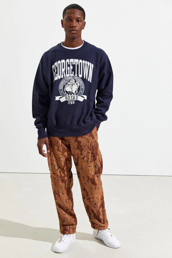 商品CHAMPION|Champion Georgetown University Reverse Weave Crew Neck Sweatshirt,价格¥522,第3张图片详细描述