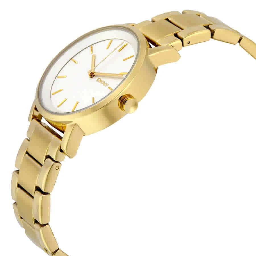 商品DKNY|Soho White Dial Yellow Gold-tone Ladies Watch NY2343,价格¥560,第2张图片详细描述