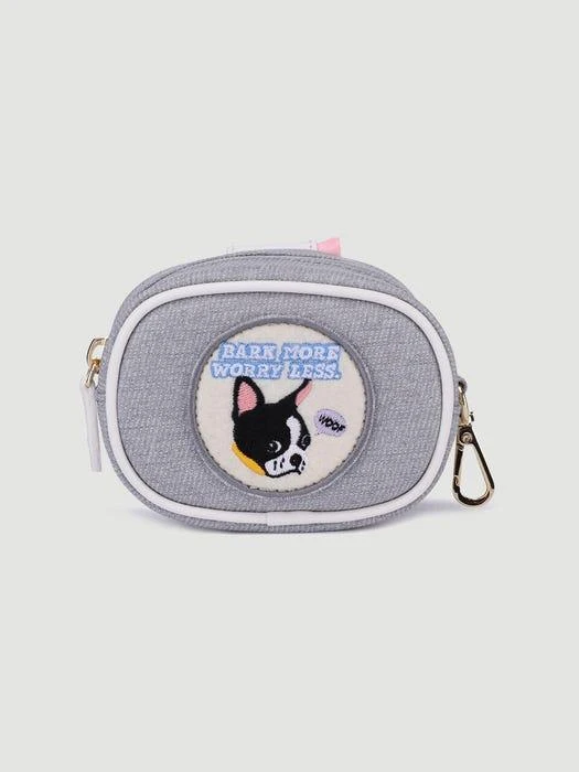 商品HEUREUX|Joie Silicone Leather Golf Ball Pouch Grey,价格¥635,第1张图片
