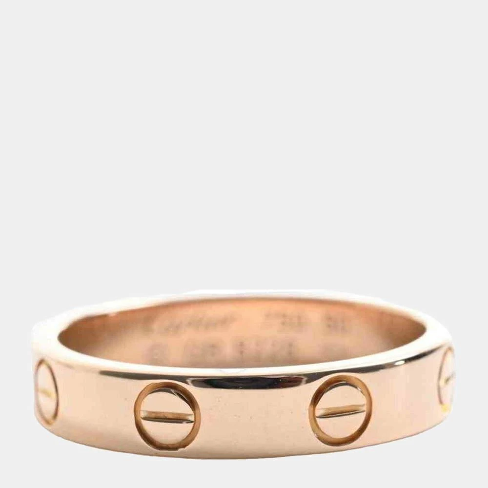 商品[二手商品] Cartier|Cartier Love Wedding Band 18K Rose Gold Ring EU 50,价格¥5787,第1张图片