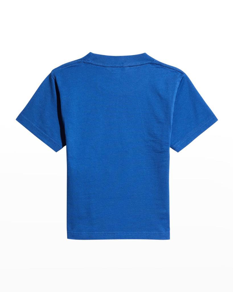 商品Balenciaga|Kid's University Crest Logo T-Shirt, Size 2-10,价格¥1440,第4张图片详细描述