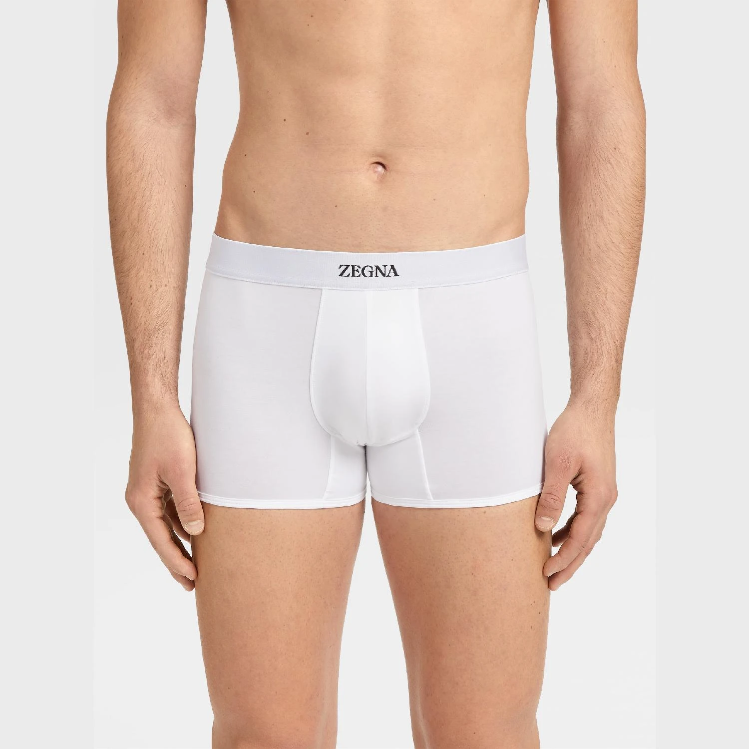 【预售】 杰尼亚 24秋冬 男士 内裤 WHITE COTTON TRUNKS N2LC6-009-100 商品