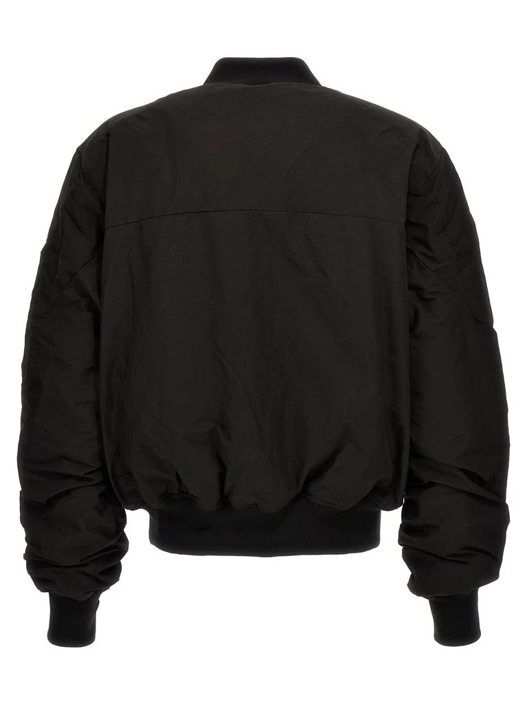 商品THOM KROM|THOM KROM BLACK COTTON BOMBER CASUAL JACKET,价格¥3050,第2张图片详细描述