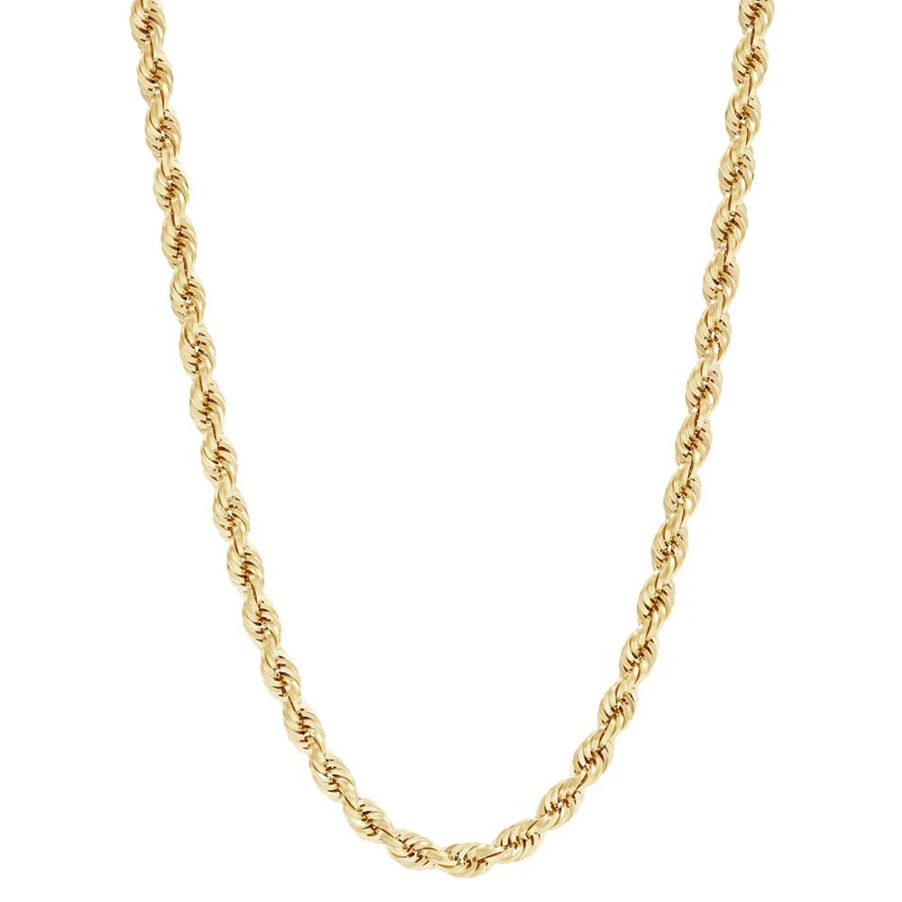 商品Macy's|Glitter Rope Link 20" Chain Necklace (4mm) in 14k Gold,价格¥21634,第1张图片