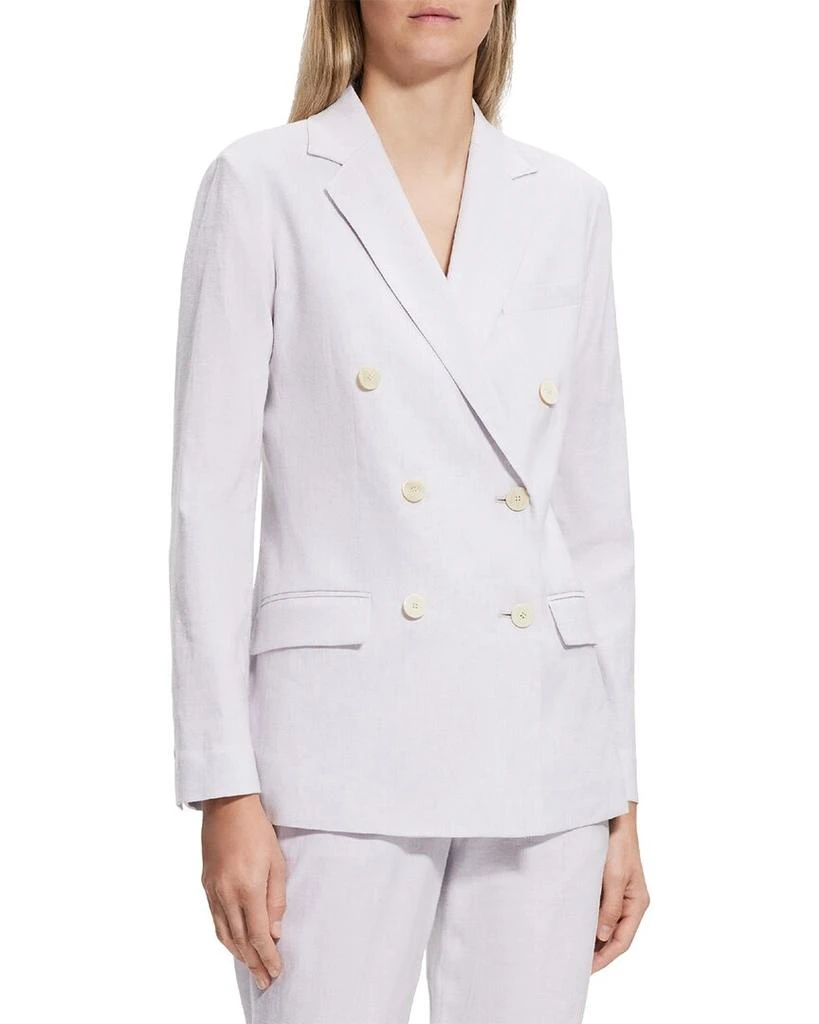商品Theory|Theory   Fitted Linen-Blend Jacket,价格¥1400,第1张图片