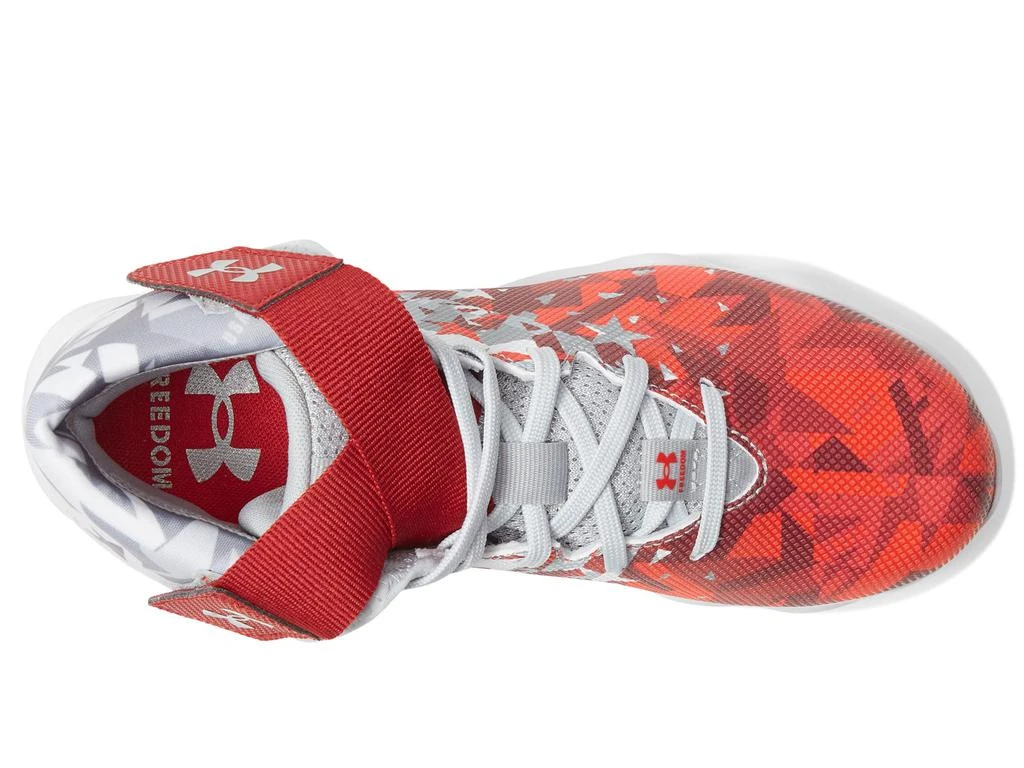 商品Under Armour|Football Highlight Molded TPU USA (Toddler/Little Kid/Big Kid),价格¥379,第2张图片详细描述