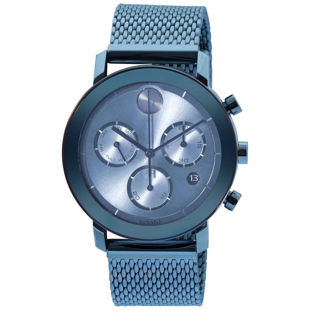 商品Movado|Bold Evolution Chronograph Quartz Blue Dial Men's Watch 3600759,价格¥2042,第1张图片