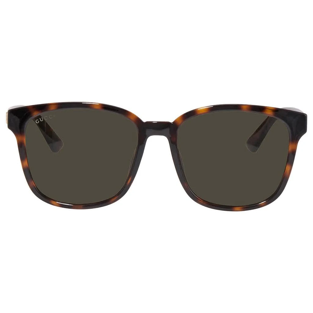 商品Gucci|Green Square Men's Sunglasses GG0637SK 002 56,价格¥1025,第2张图片详细描述