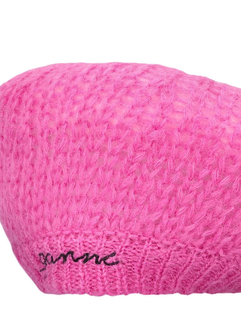 商品Ganni|Mohair Beret W/ Logo,价格¥360,第3张图片详细描述