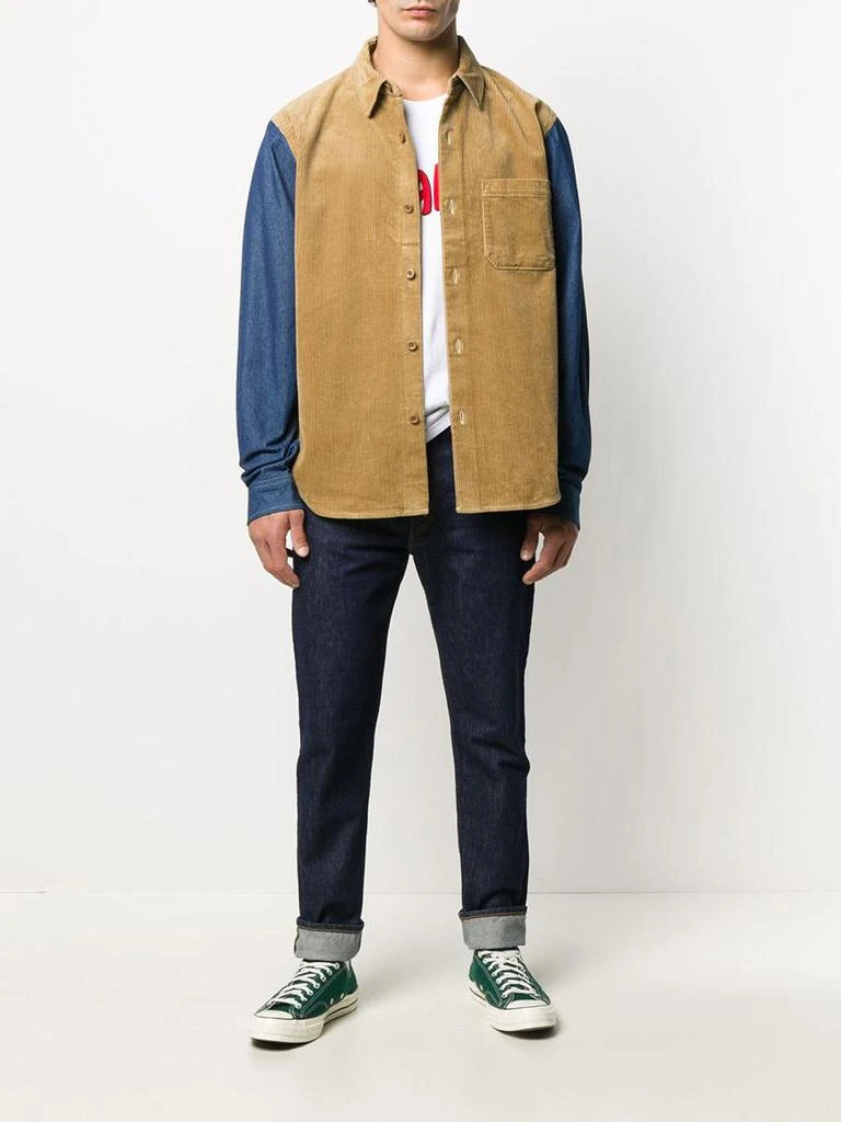 商品STUSSY|STUSSY Corduroy Denim Mix Shirt,价格¥1199,第2张图片详细描述
