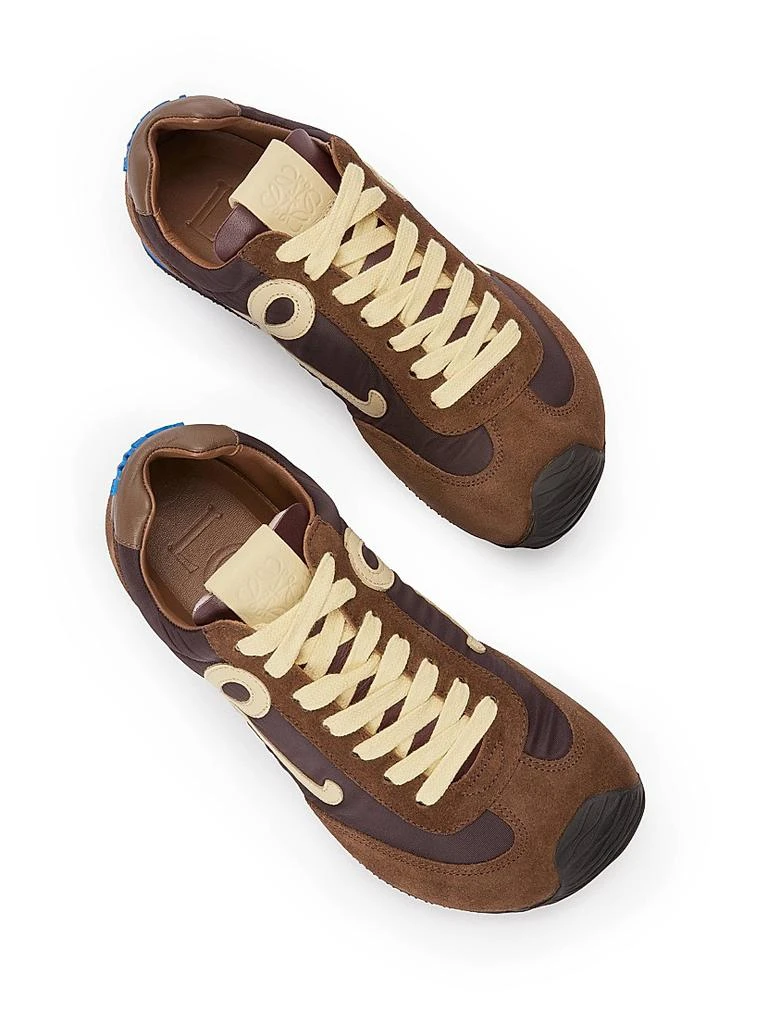 商品Loewe|Ballet Runner 2.0 Suede & Mesh Low-Top Sneakers,价格¥5869,第4张图片详细描述