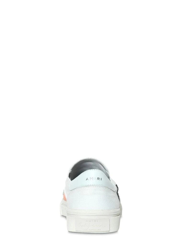 商品AMIRI|Flame Cotton Canvas Slip-on Sneakers,价格¥2272,第3张图片详细描述