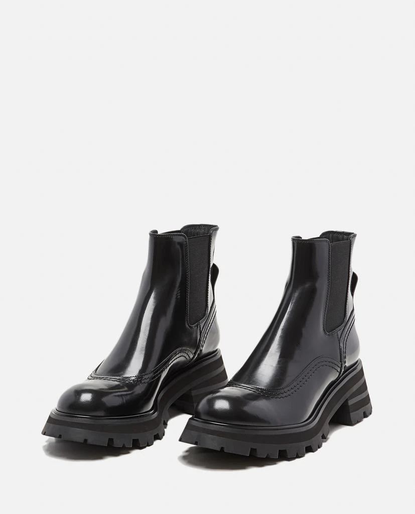 商品Alexander McQueen|CHUNKY POLISHED LEATHER CHELSEA BOOTS,价格¥6803,第2张图片详细描述