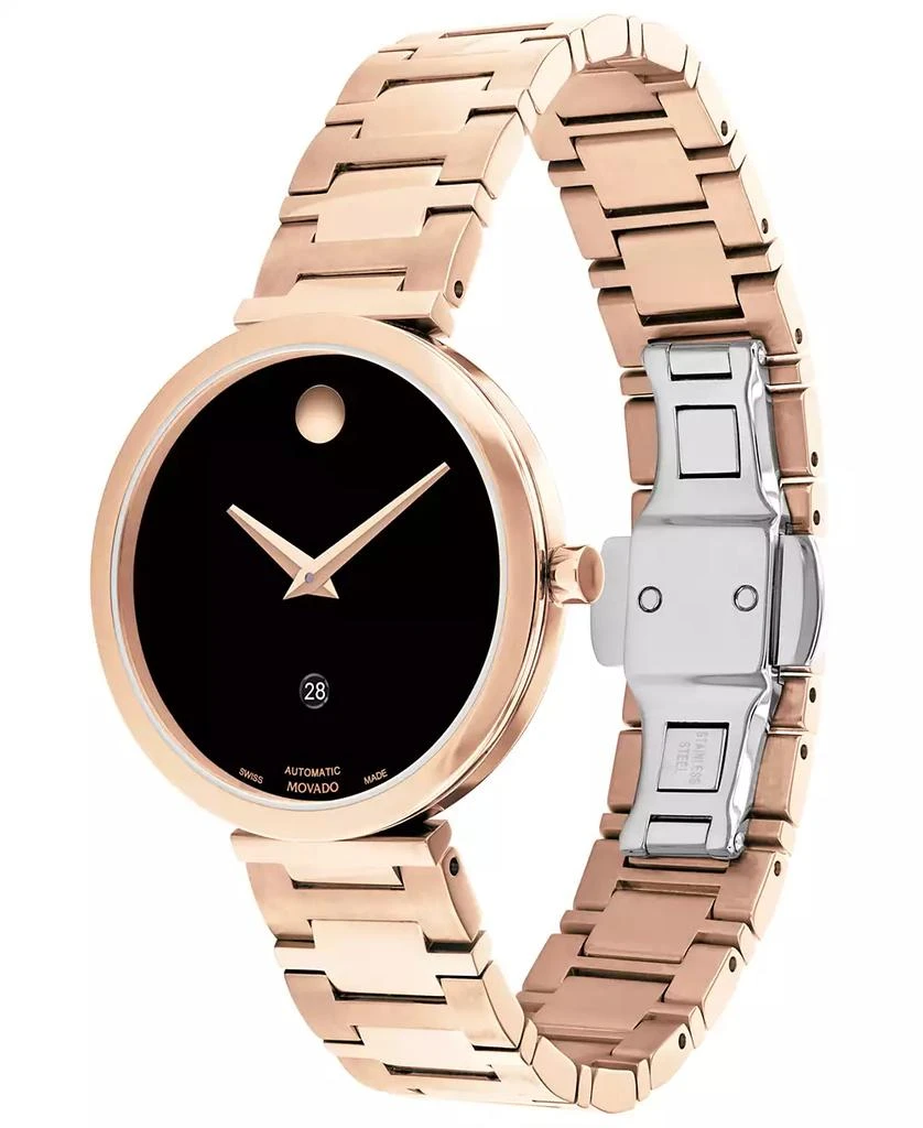 商品Movado|Women's Museum Classic Swiss Automatic Red PVD Bracelet Watch 32mm,价格¥11130,第2张图片详细描述