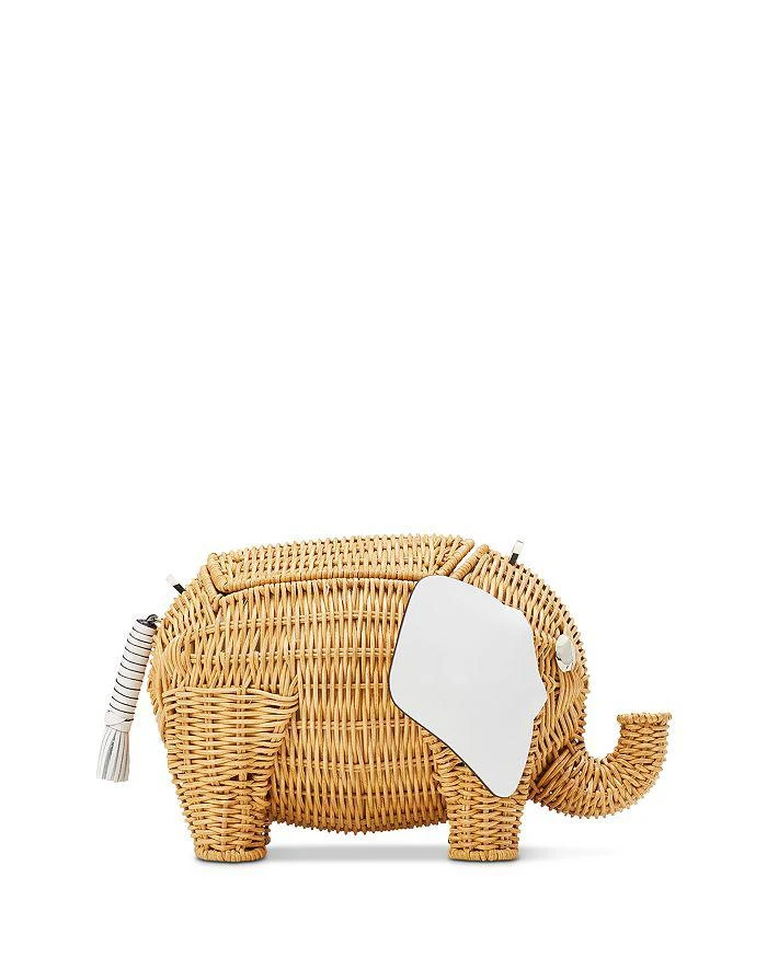 商品Kate Spade|Tiny Wicker 大象藤编包,价格¥2217,第1张图片