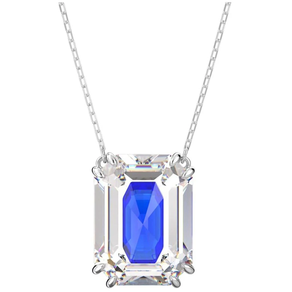商品Swarovski|Swarovski Women's Necklace - Chroma Rhodium Plated Chain Octagon Cut Crystal | 5600625,价格¥568,第1张图片