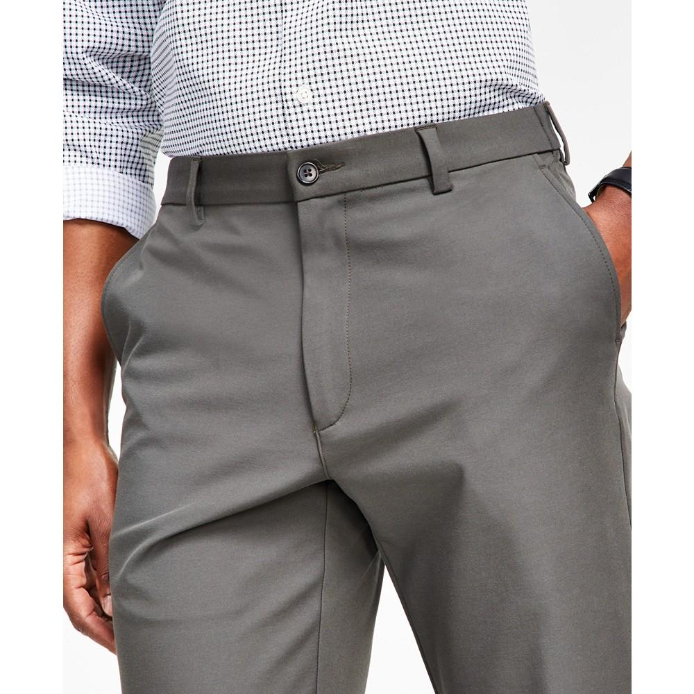 Men's Classic-Fit Cotton Stretch Performance Dress Pants商品第3张图片规格展示
