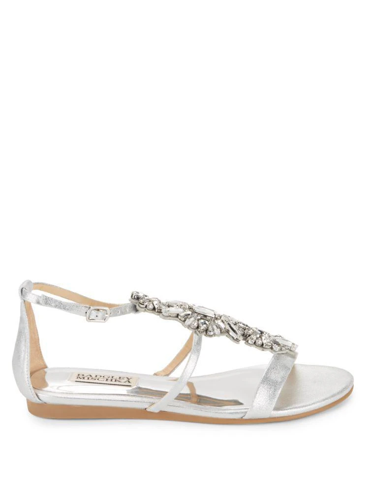 商品Badgley Mischka|Barstow Embellished Sandals,价格¥789,第5张图片详细描述