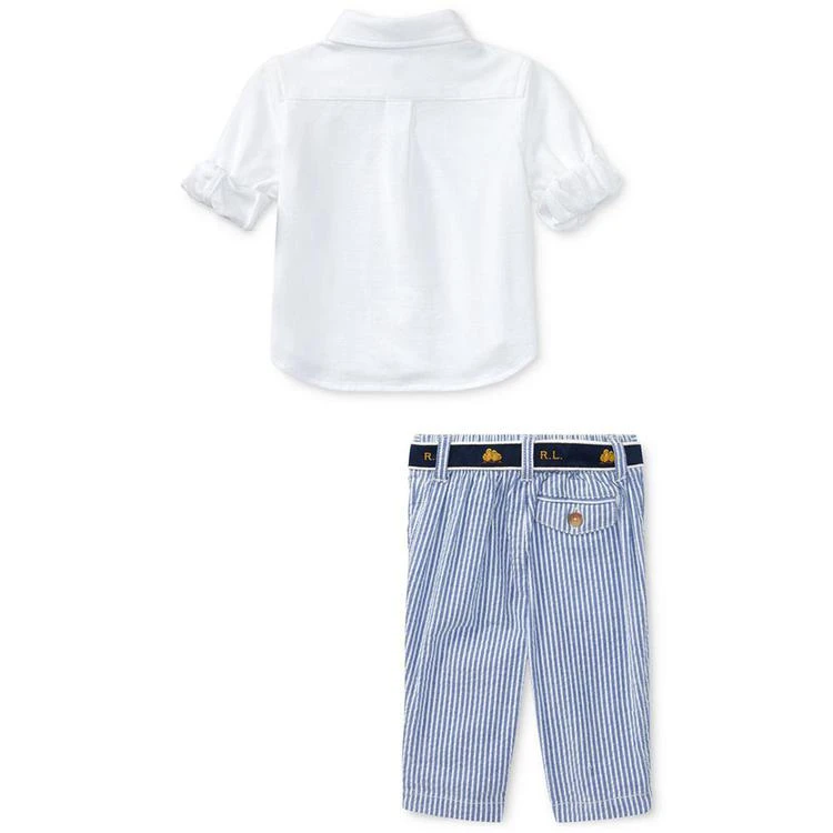 商品Ralph Lauren|Oxford Shirt & Seersucker Pants Set, Baby Boys,价格¥482,第2张图片详细描述