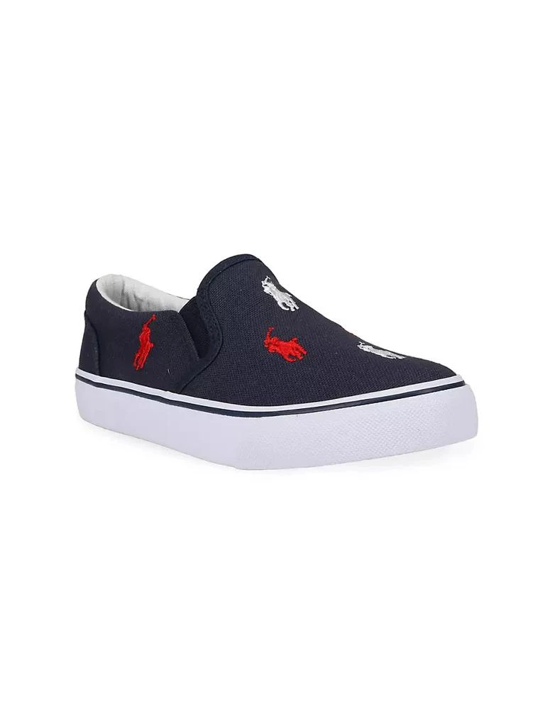 商品Ralph Lauren|Little Boy's Keaton Logo-Embroidered Slip-On Shoes,价格¥299,第1张图片