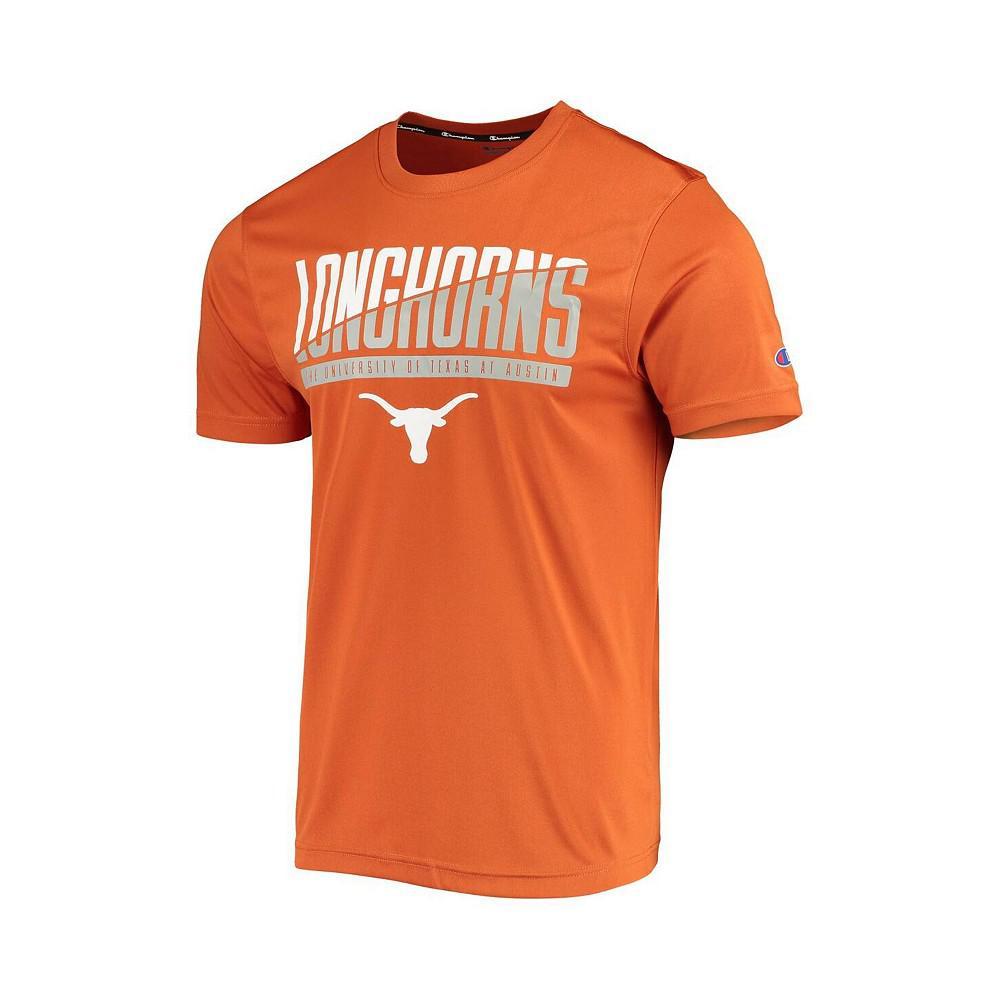 商品CHAMPION|Men's Texas Orange Texas Longhorns Wordmark Slash T-shirt,价格¥201,第4张图片详细描述