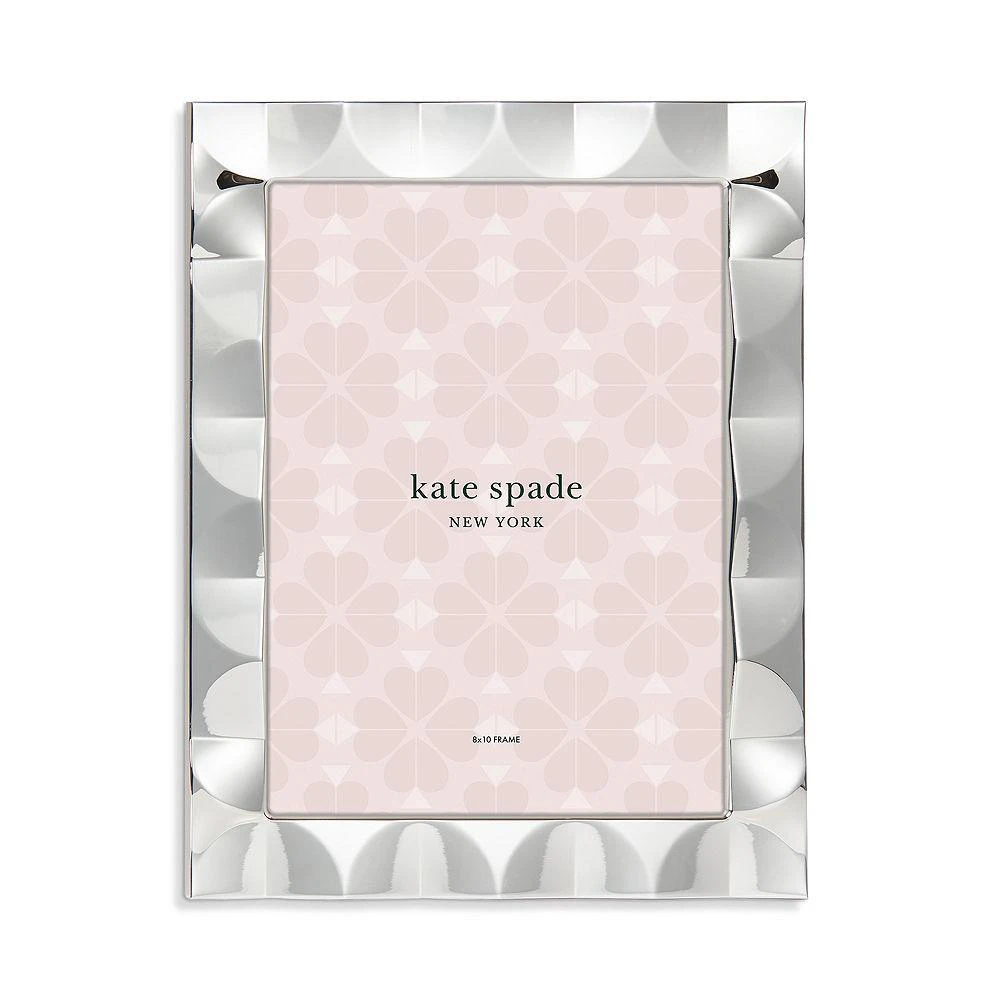 商品Kate Spade|South Street Silver Scallop Frame, 8" x 10",价格¥676,第1张图片