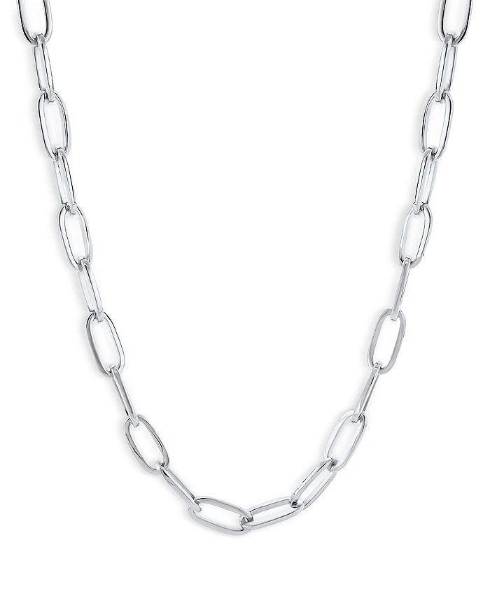 商品Alberto Amati|14K White Gold Squared Oval Link Chain Necklace,价格¥19658,第1张图片