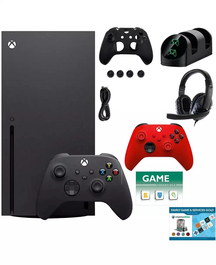 商品Xbox|Series X 1TB Console w/ Controller Accessories Kit & 2 Vouchers,价格¥4911,第1张图片
