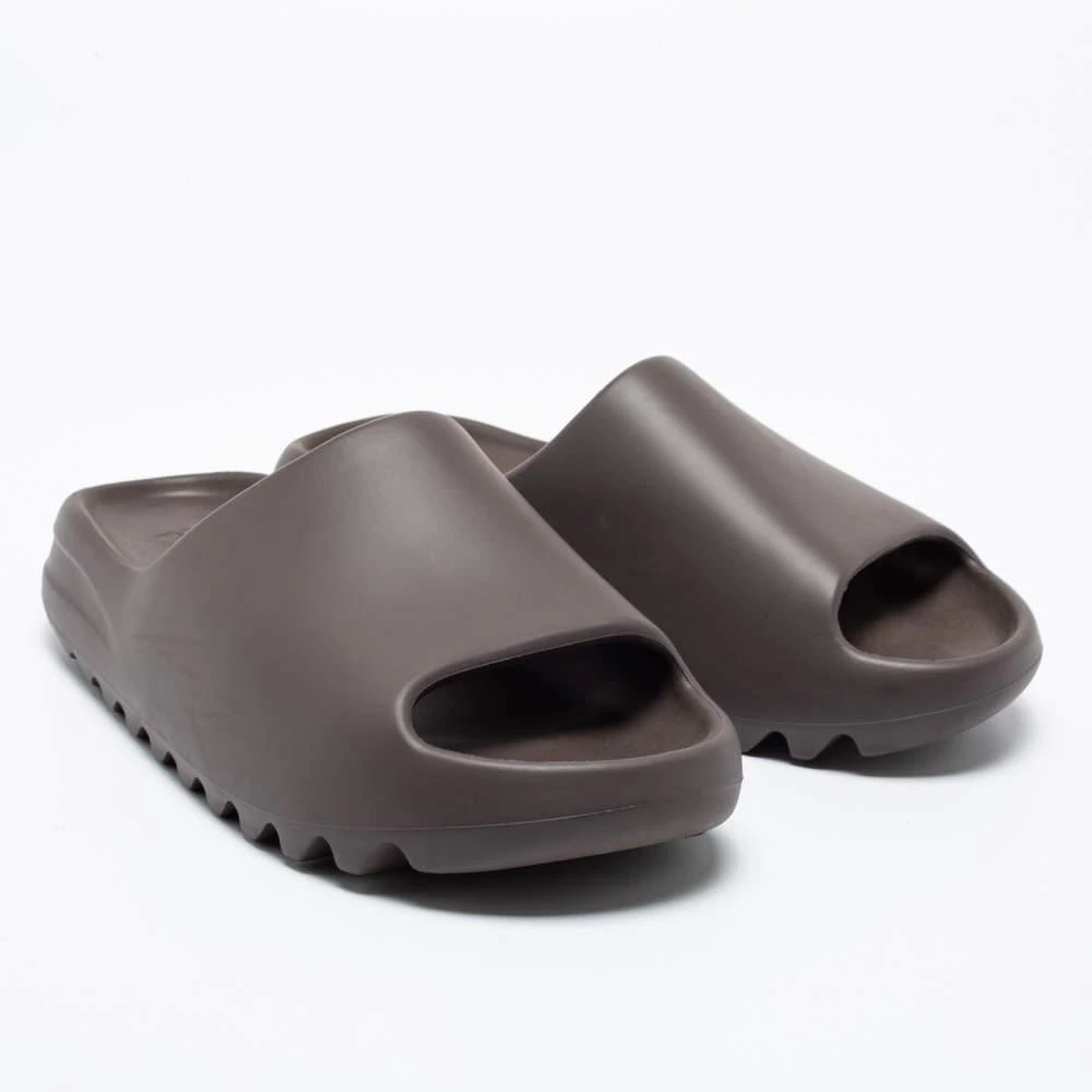 商品[二手商品] YEEZY|Yeezy x Adidas Brown Rubber Onyx Slides Size 43,价格¥1261,第4张图片详细描述