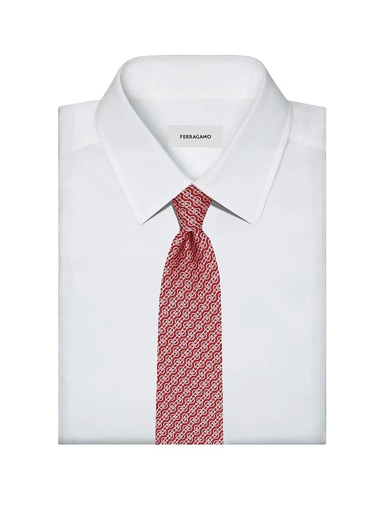 商品Salvatore Ferragamo|Trofeo Silk Tie,价格¥1771,第2张图片详细描述