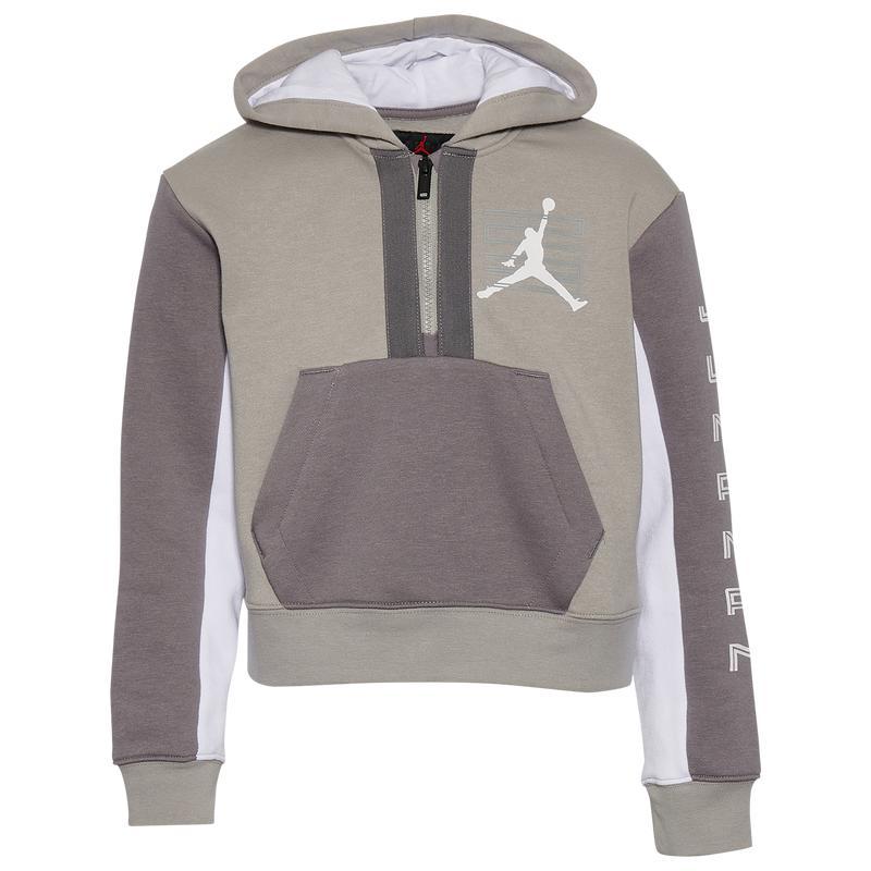 商品Jordan|Jordan Jumpman AJ11 Boxy Pullover - Girls' Grade School,价格¥147,第1张图片