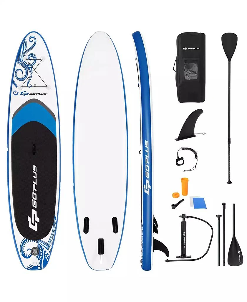 商品Costway|1 pcs 10.5  Inflatable Stand Up Paddle Board SUP Surfboard,价格¥1176,第1张图片