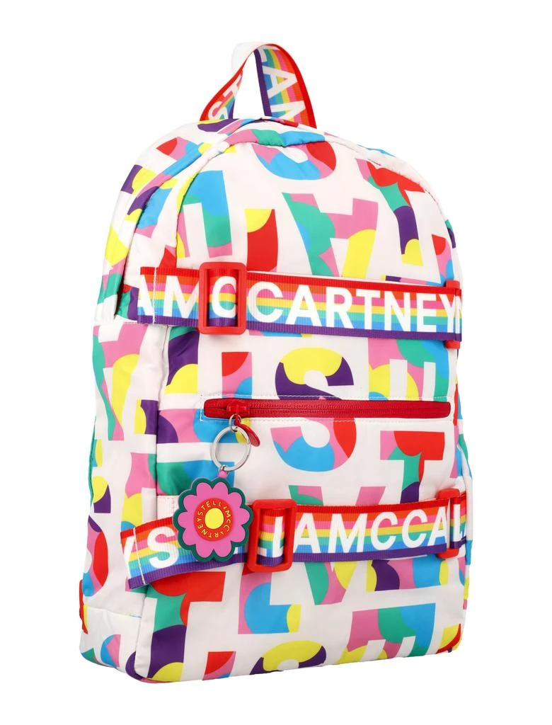 商品Stella McCartney|Stella McCartney Kids All-over Logo Backpack,价格¥1203,第2张图片详细描述
