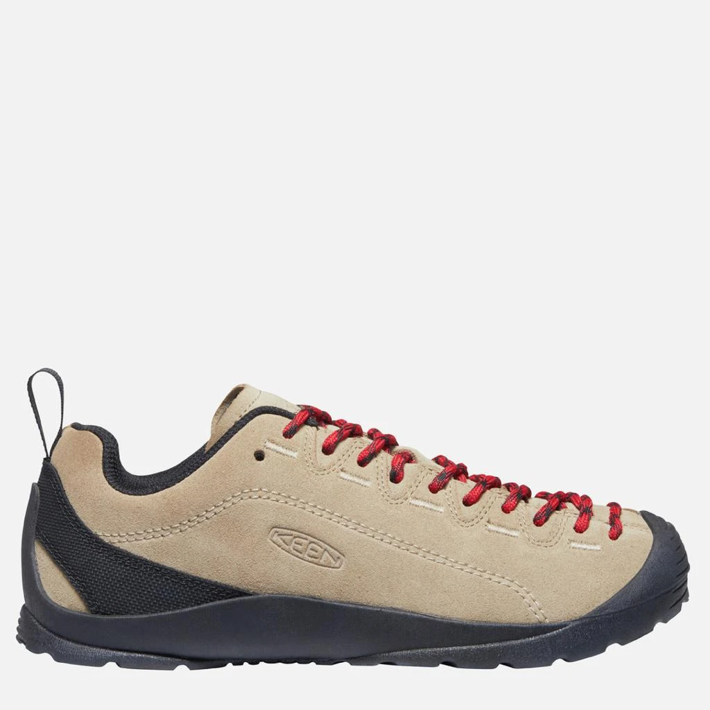 商品Keen|Women's Jasper Suede Trainers - Silver Mink,价格¥1142,第1张图片