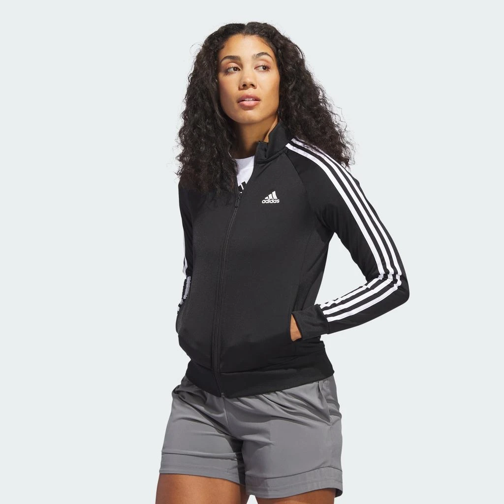 商品Adidas|Women's adidas Primegreen Essentials Warm-Up Slim 3-Stripes Track Jacket,价格¥81,第1张图片