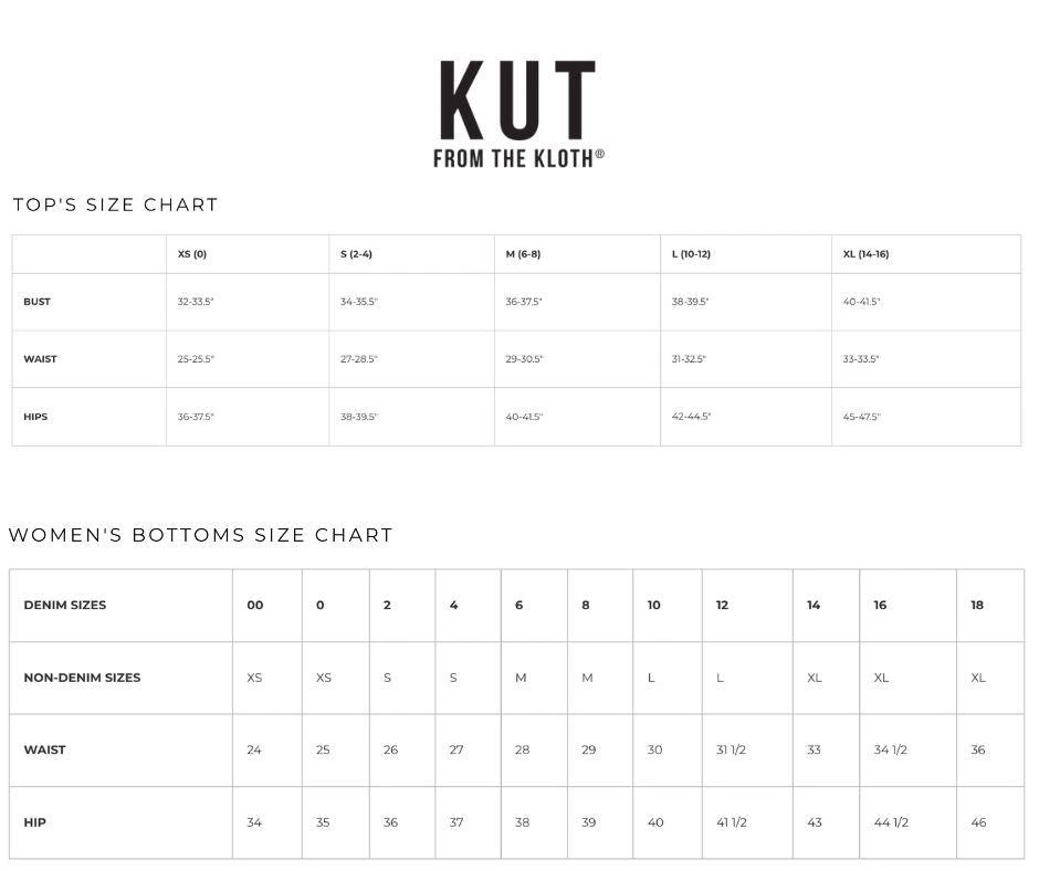 商品KUT from the Kloth|Fay High Rise Fab Ab Roll Up Straight Jean In Attentive,价格¥602,第2张图片详细描述