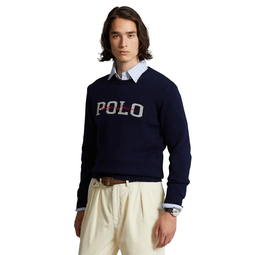 商品Ralph Lauren|Men's Logo Cotton Sweater,价格¥384,第1张图片