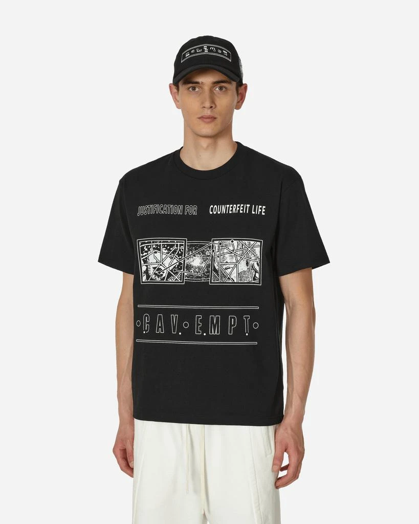 商品Cav Empt|Justification T-Shirt Black,价格¥301,第1张图片