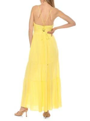 商品ALEXIA ADMOR|Kira Ruffle Halter Maxi Dress,价格¥680,第2张图片详细描述