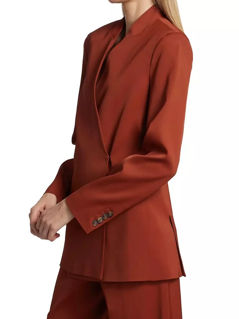 商品Loulou Studio|Satin Crossover Blazer,价格¥889,第4张图片详细描述