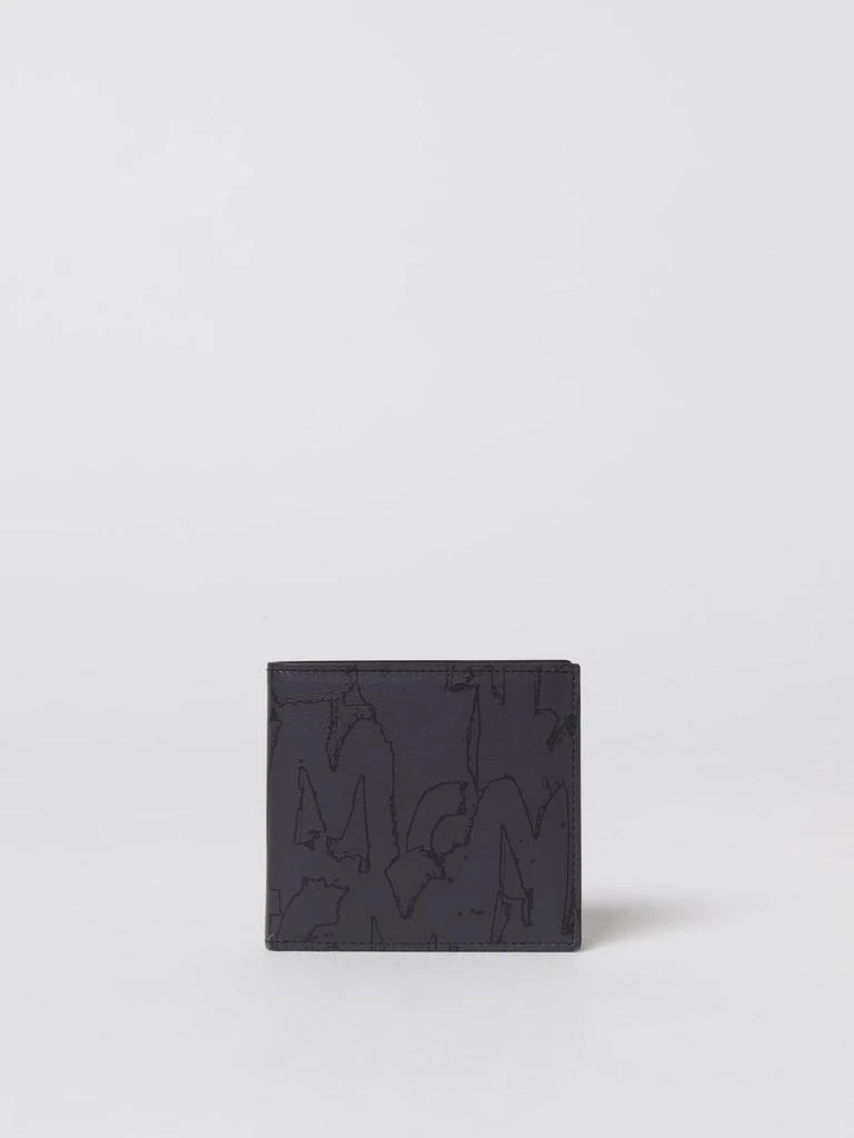 商品Alexander McQueen|Alexander McQueen leather wallet with logo,价格¥1901,第1张图片