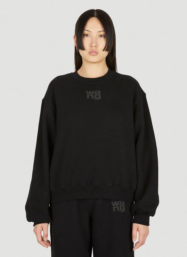 商品Alexander Wang|Logo Sweatshirt in Black,价格¥1369,第1张图片